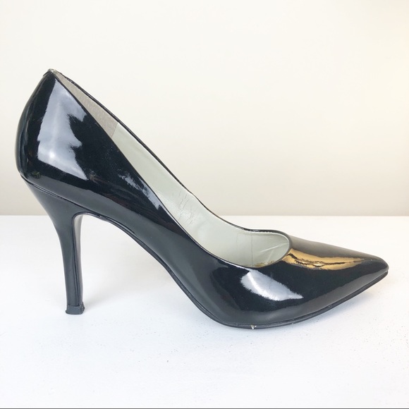 Nine West Shoes - Nine West | Black Patent Look Pumps 7
